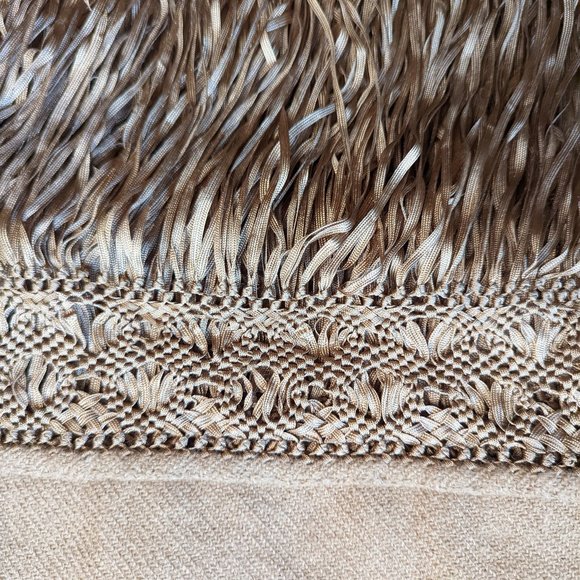 NWT- Beige Italian Scarf - Picture 2 of 5